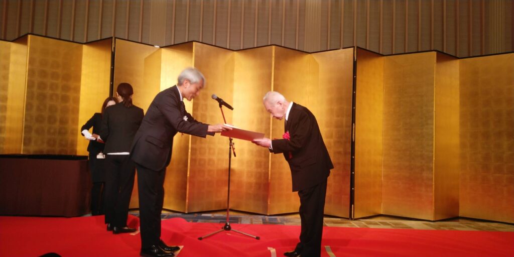 小森昭義氏が文化庁長官表彰を受ける